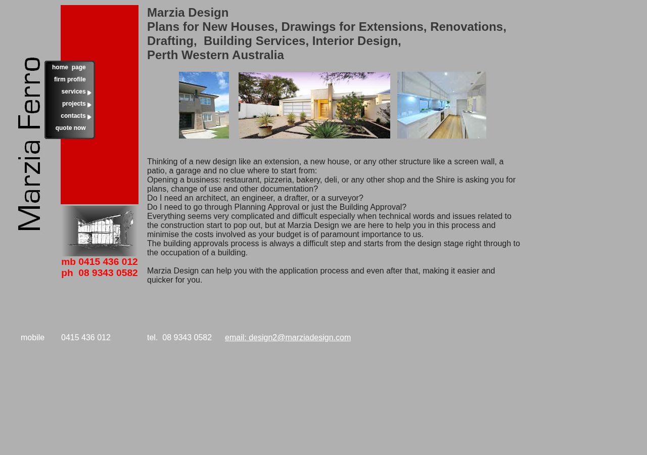 Marzia design website