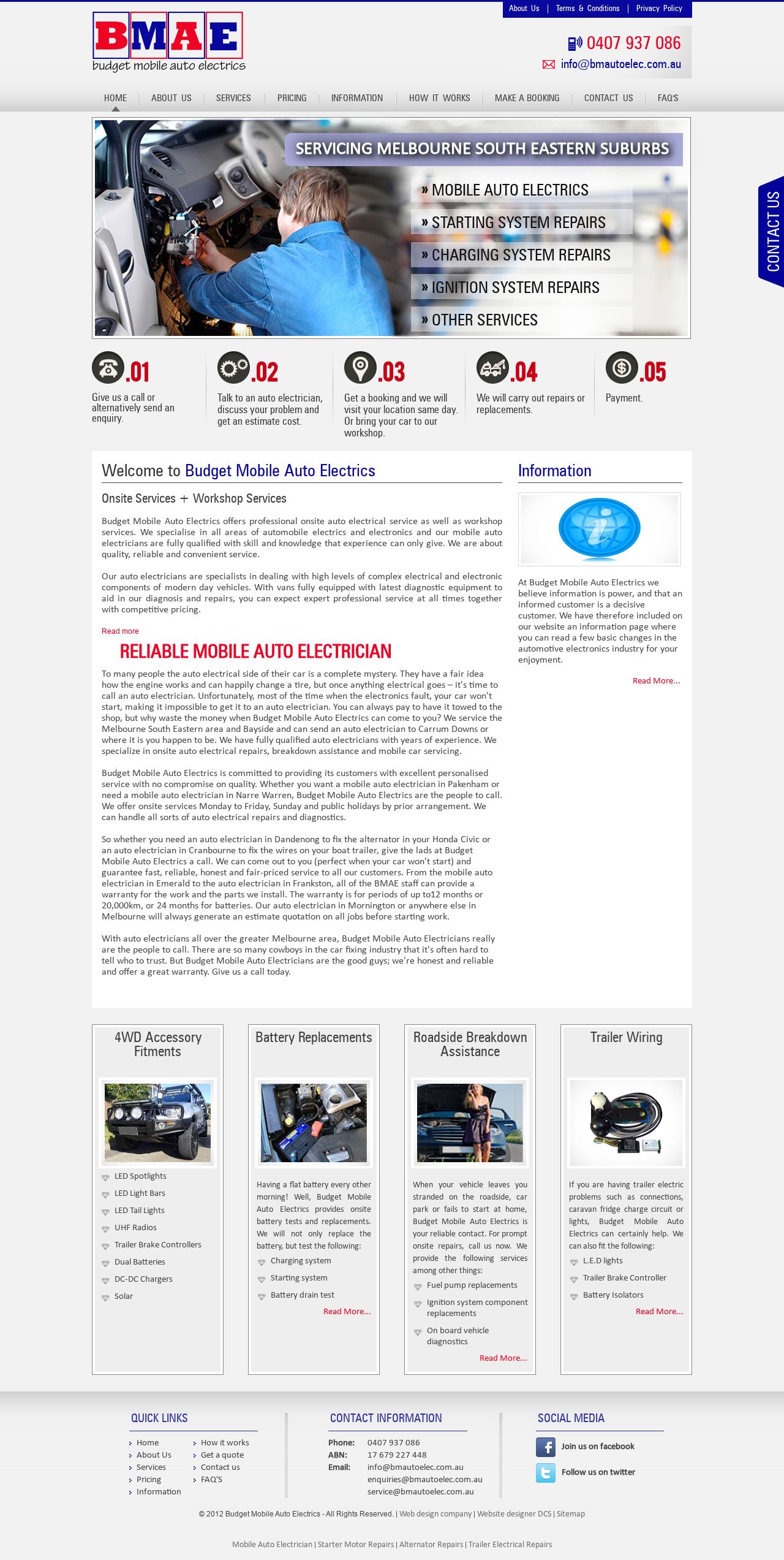 Budget Mobile Auto Electrics website