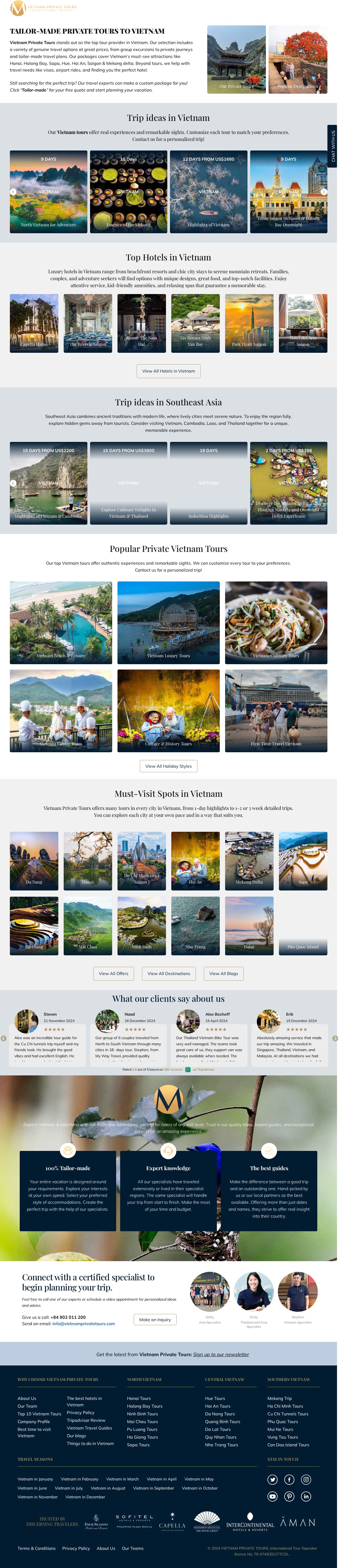 HALONG BAY CRUISE - VIETNAM website