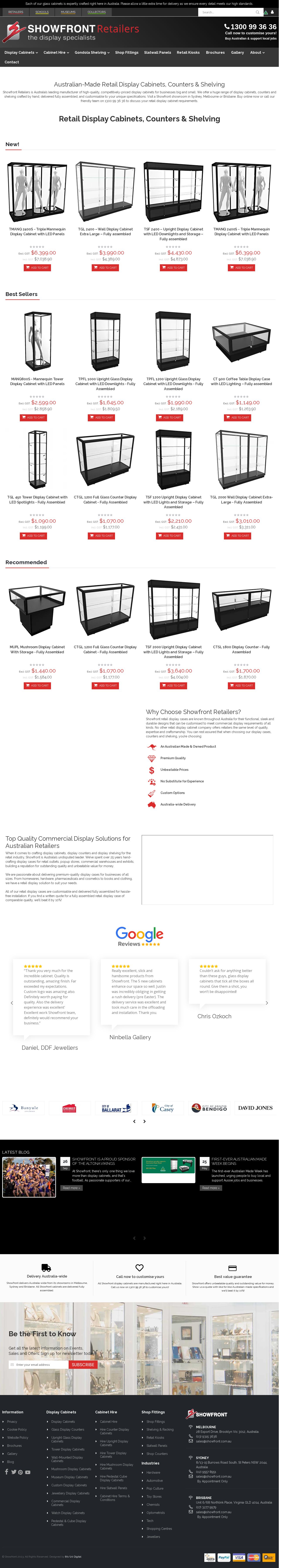 Showfront website