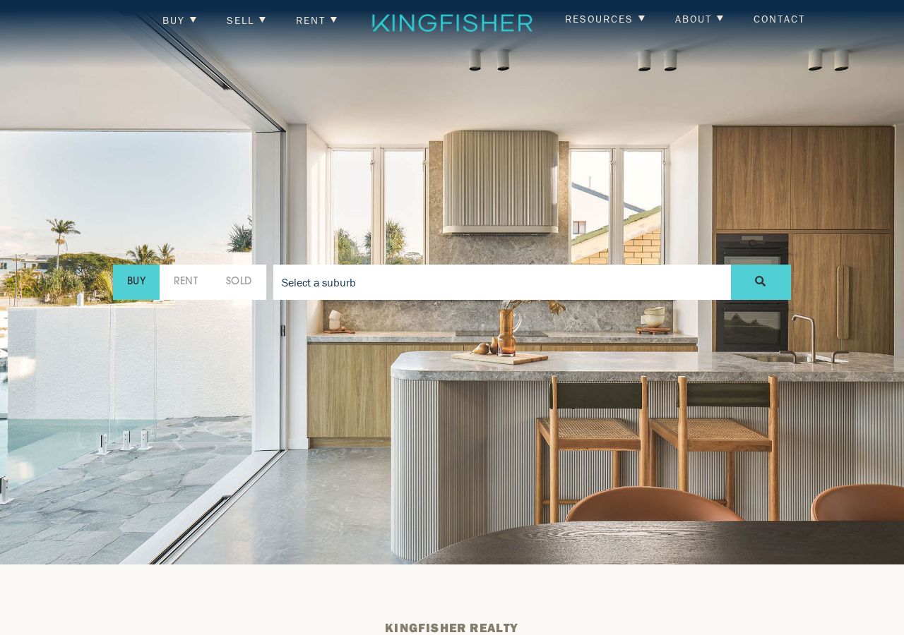 Kingfisher Realty Burleigh Heads website