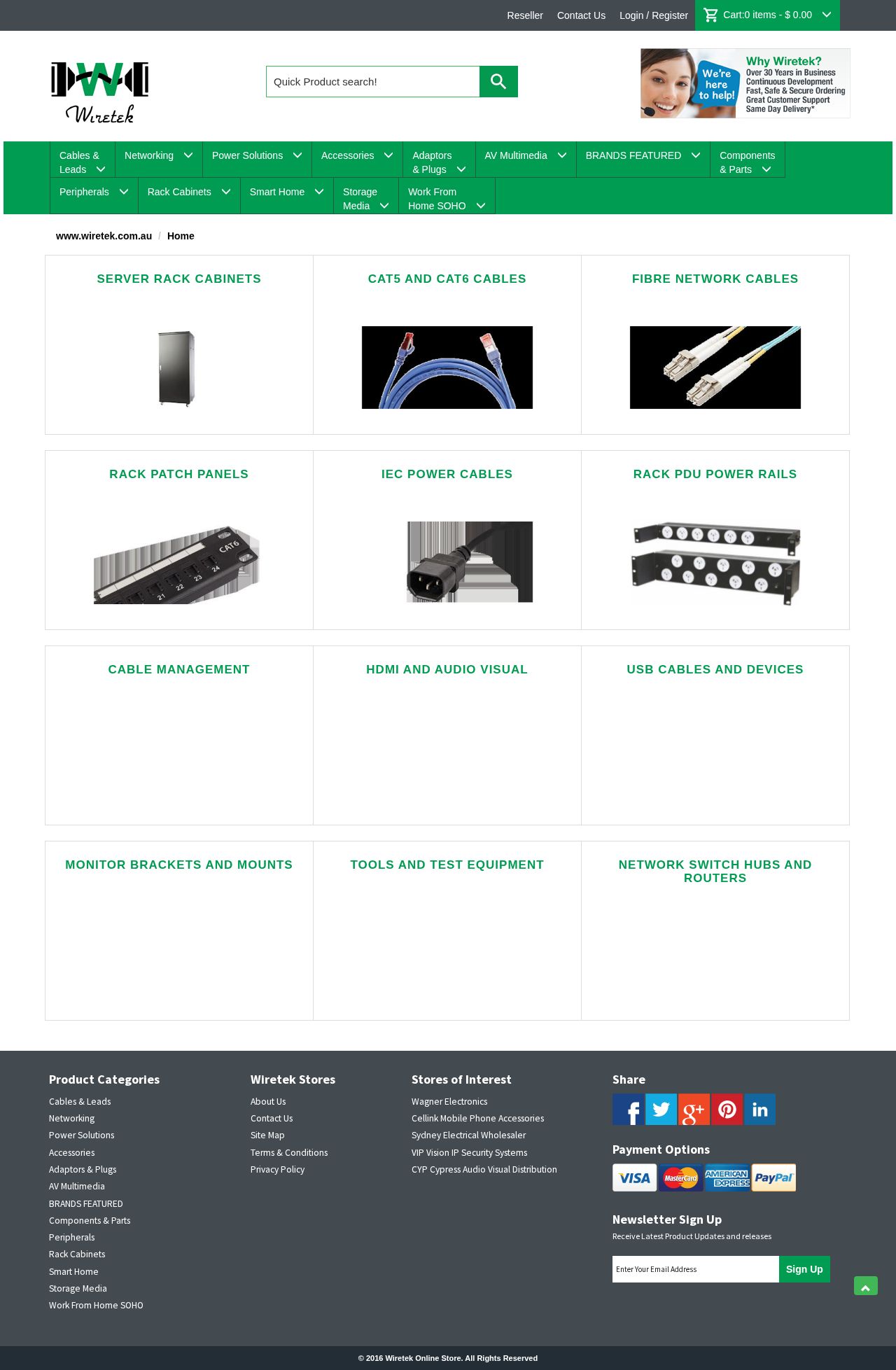 Wiretek Australia Pty Ltd website