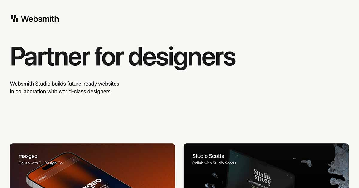 The Web Smith cover photo