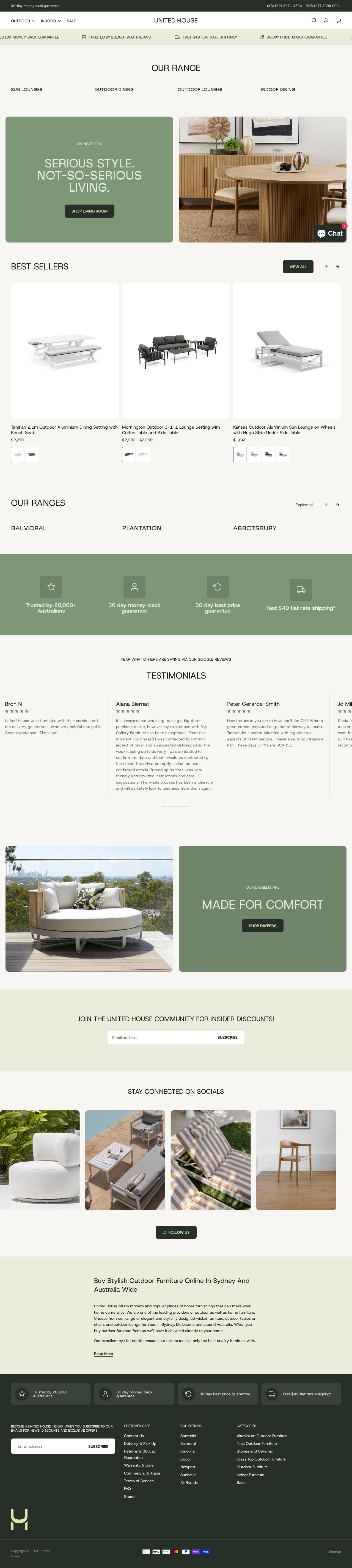 Wicker Outdoor Furniture website
