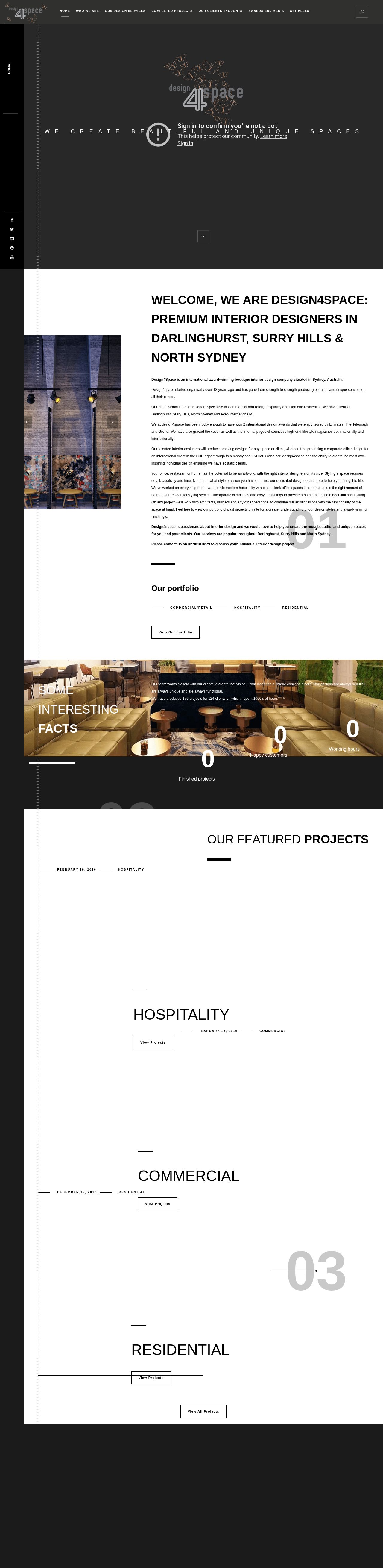 Design4Space website
