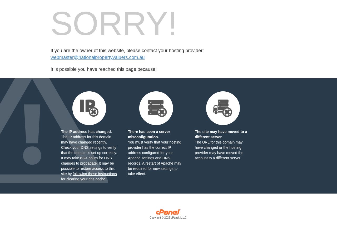 National Property valuers website