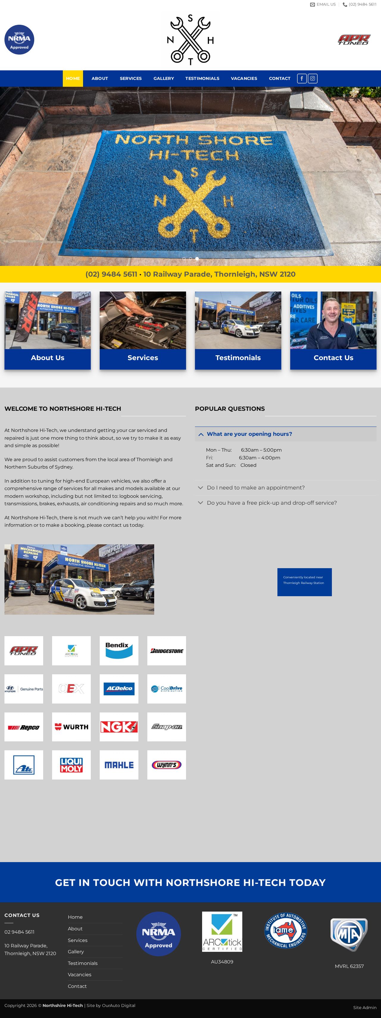 North Shore Hi-Tech website