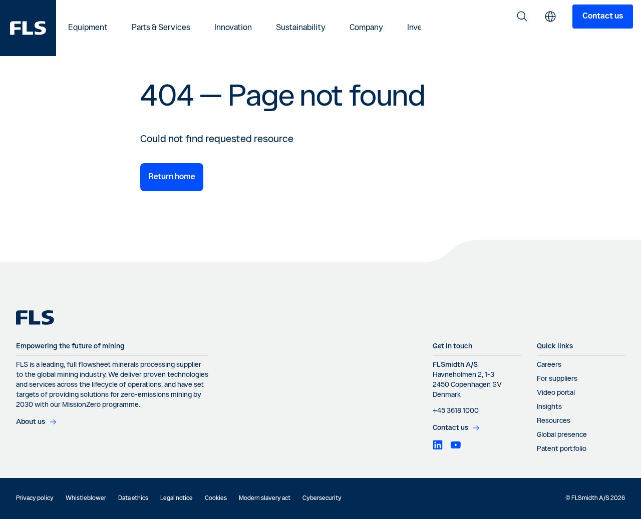 Essa Mining website