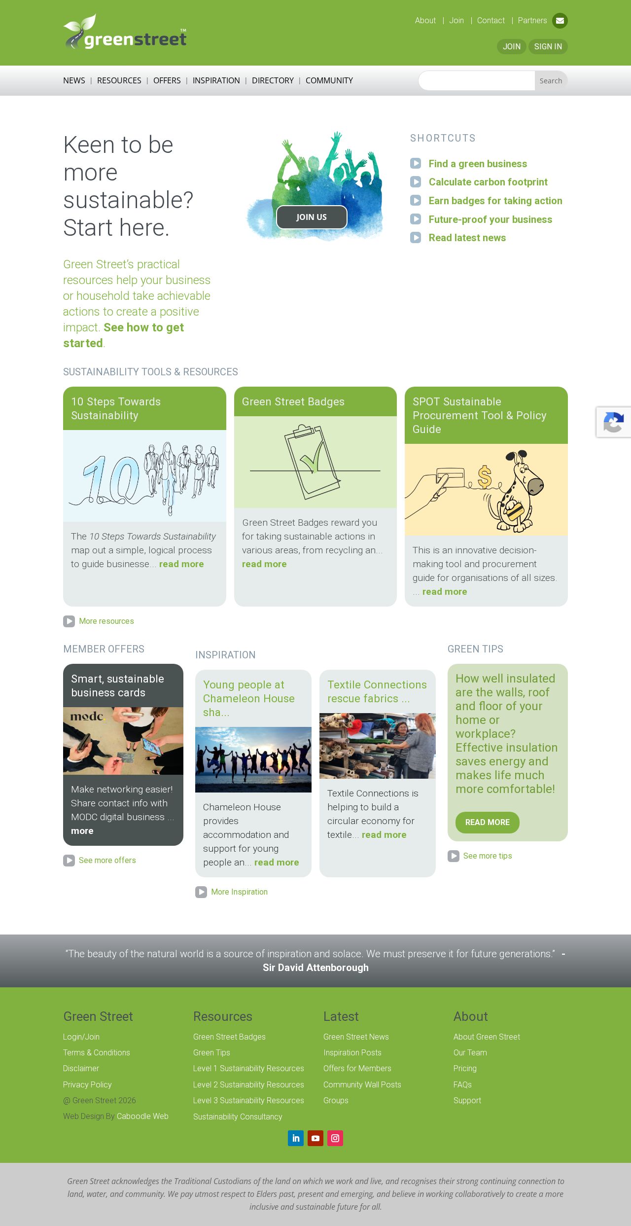 Green Street website