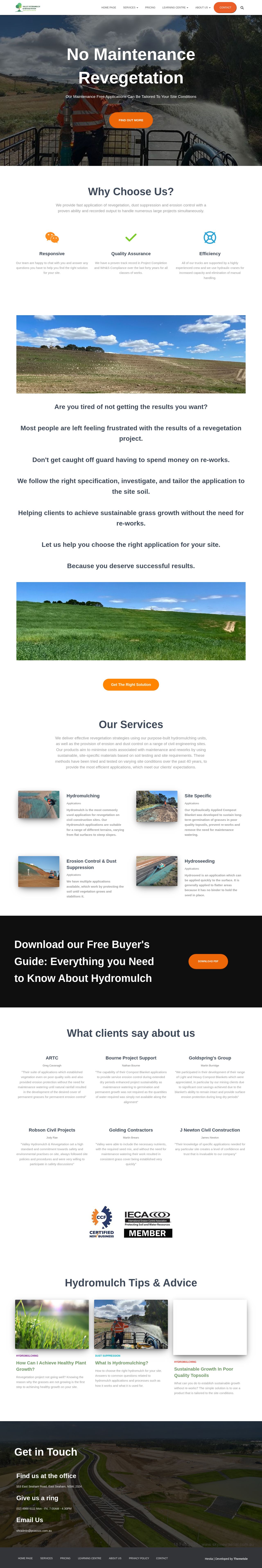 Paul Clarke & Associates PTY LTD website