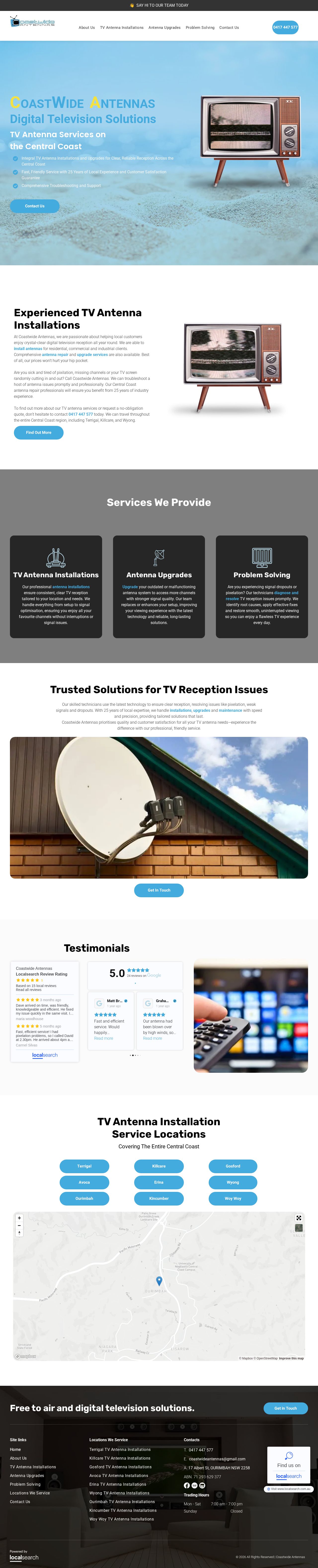 Coastwide Antennas website