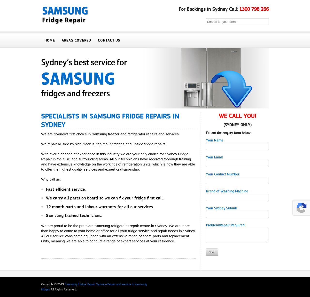 Samsung Fridge Repair website