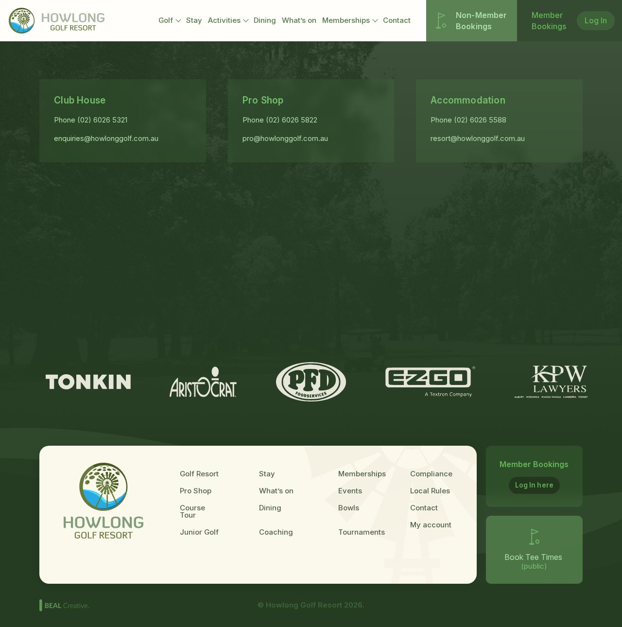 Albury Hotel website