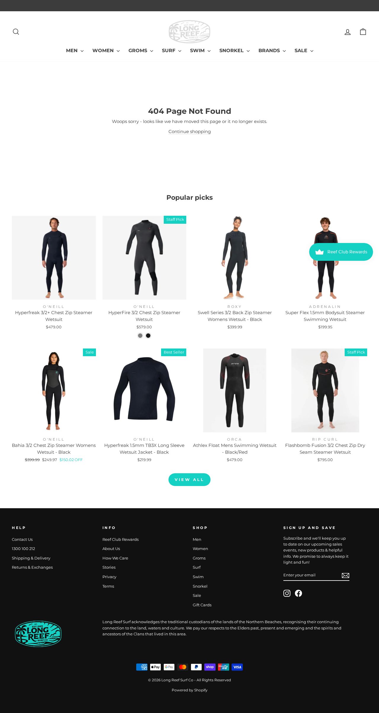 Long Reef Surf website