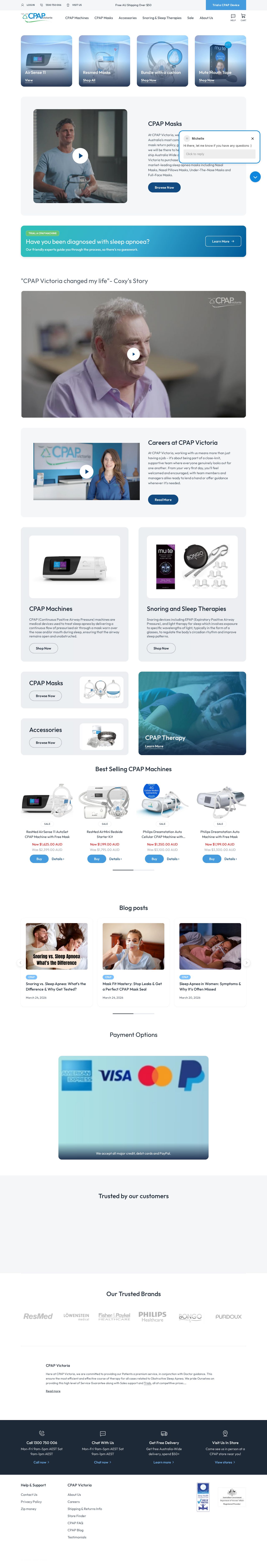 CPAP Victoria website