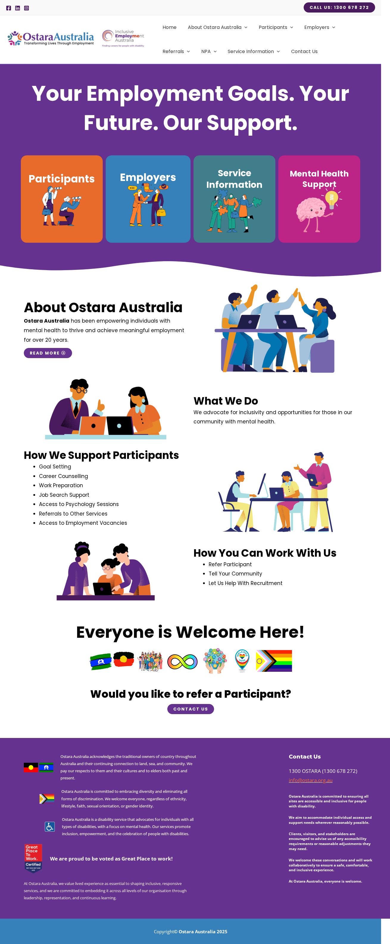 Ostara Australia website