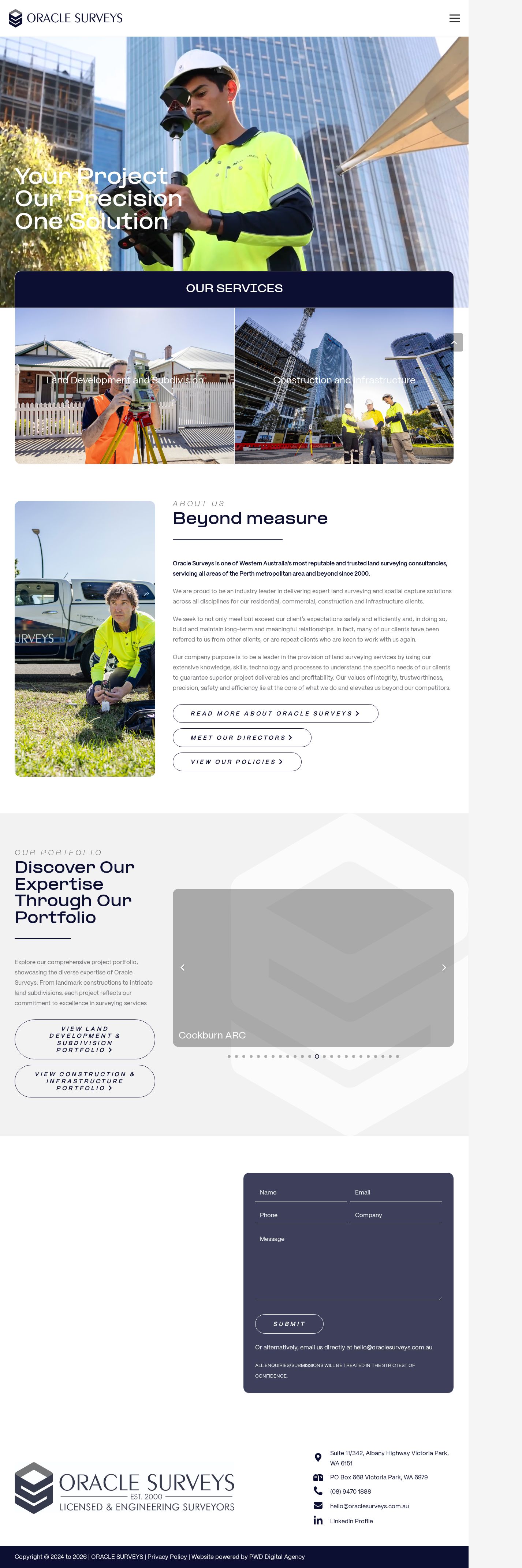 Oracle Survey - Surveying, Land Surveyors Perth, Feature contour site surveys perth, works in Subdivisions Perth, Licens website