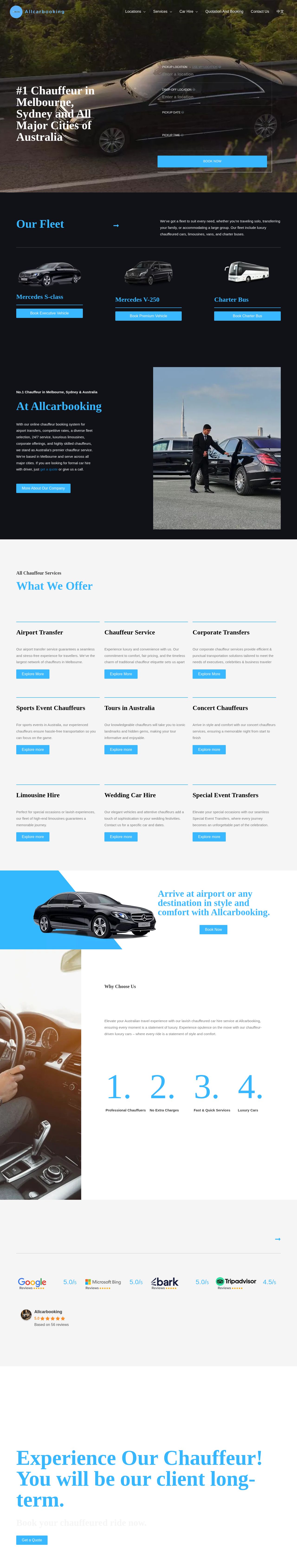 ALL CAR BOOKING PTY LTD website