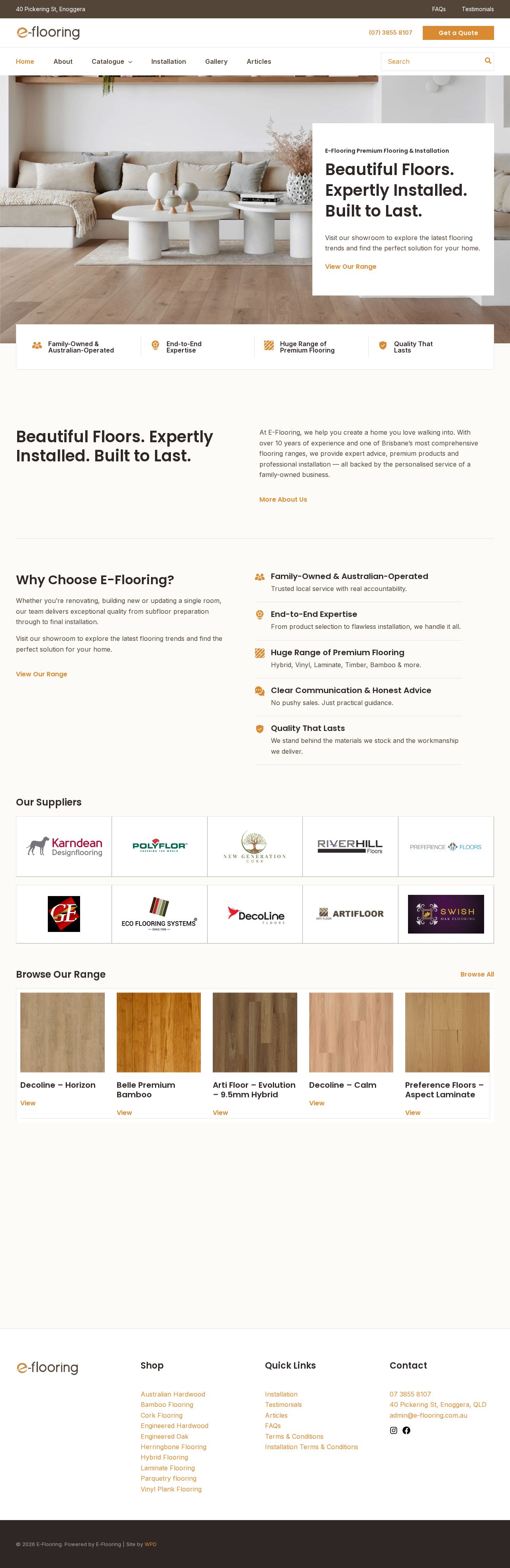 E-Flooring.com.au website