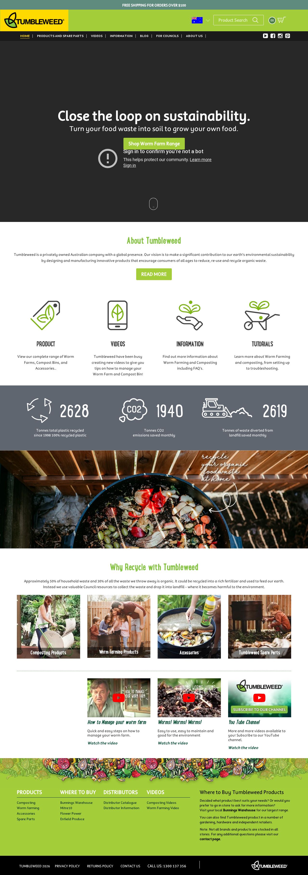Tumbleweed website