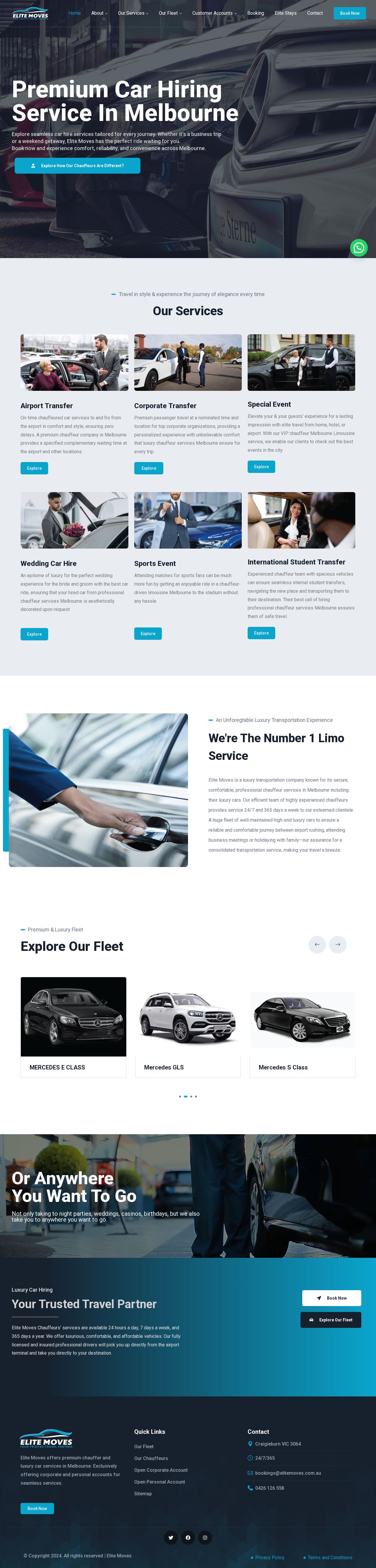 Elite Moves website