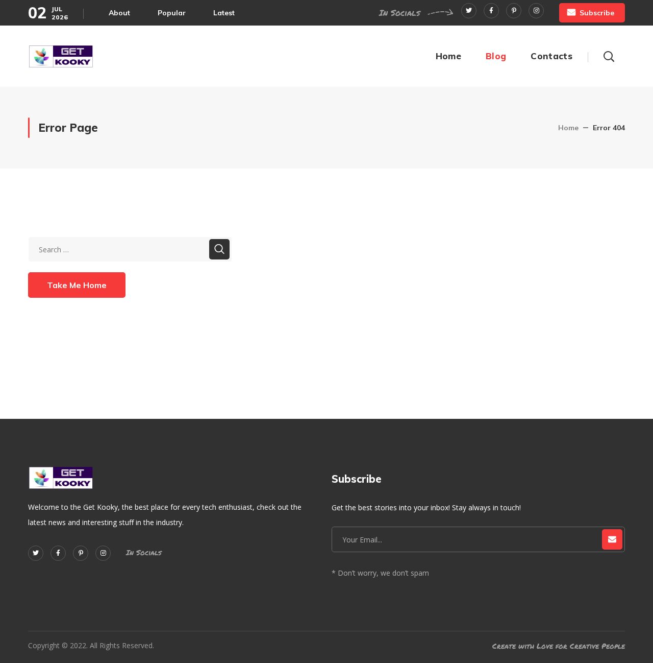 Gifts for Kids website