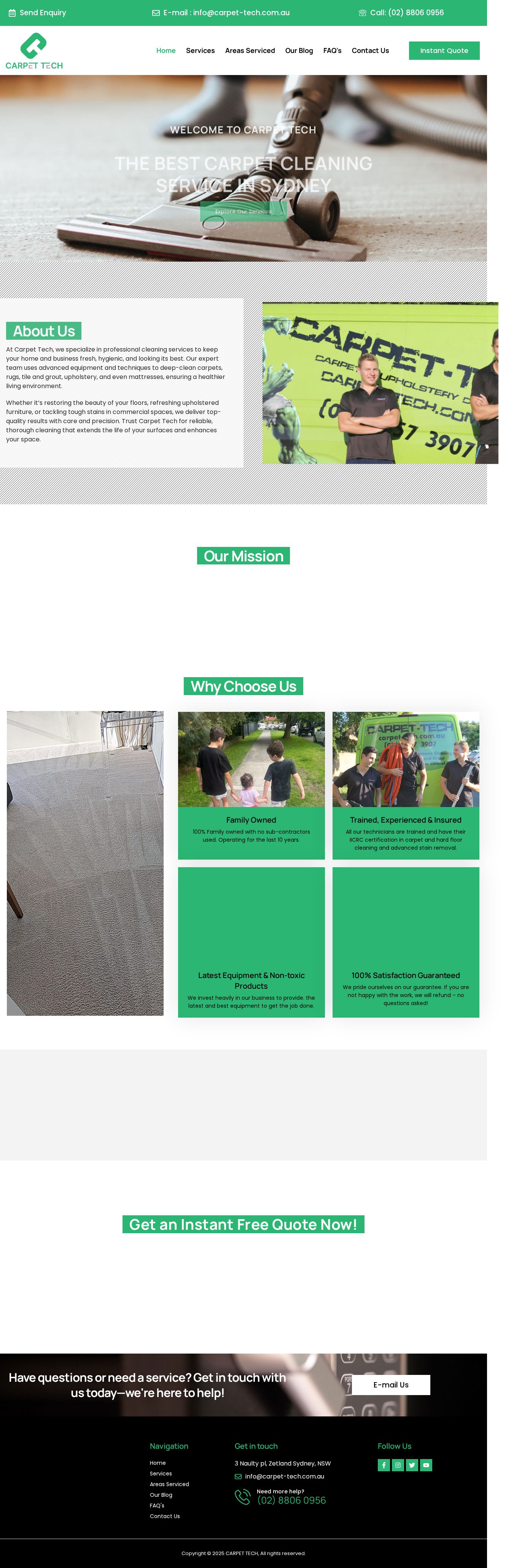 Carpet Tech website