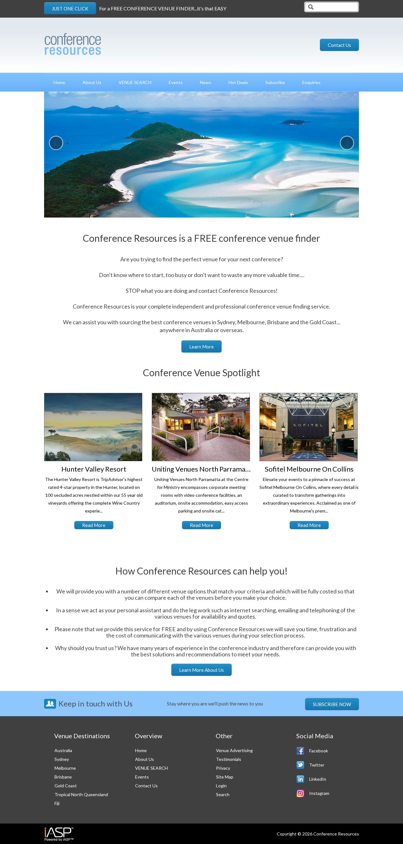 Conference Resources website