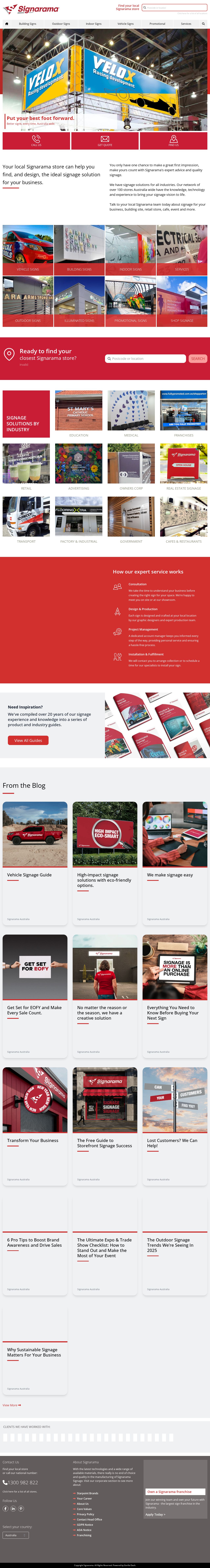 Signarama website