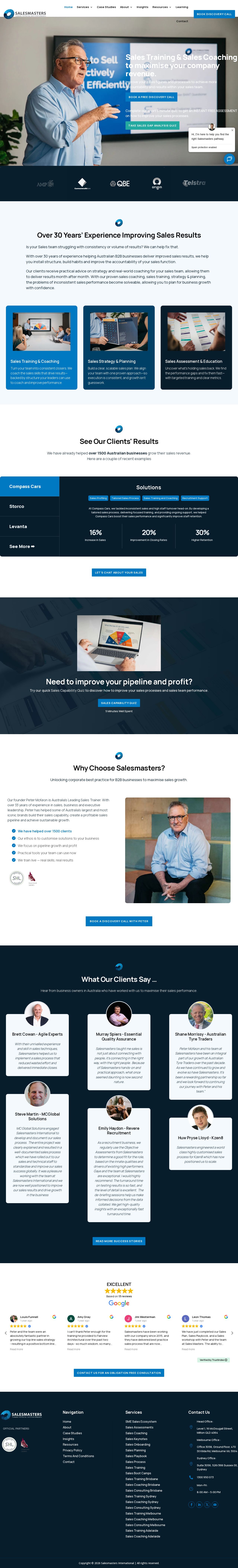 Salesmasters International website
