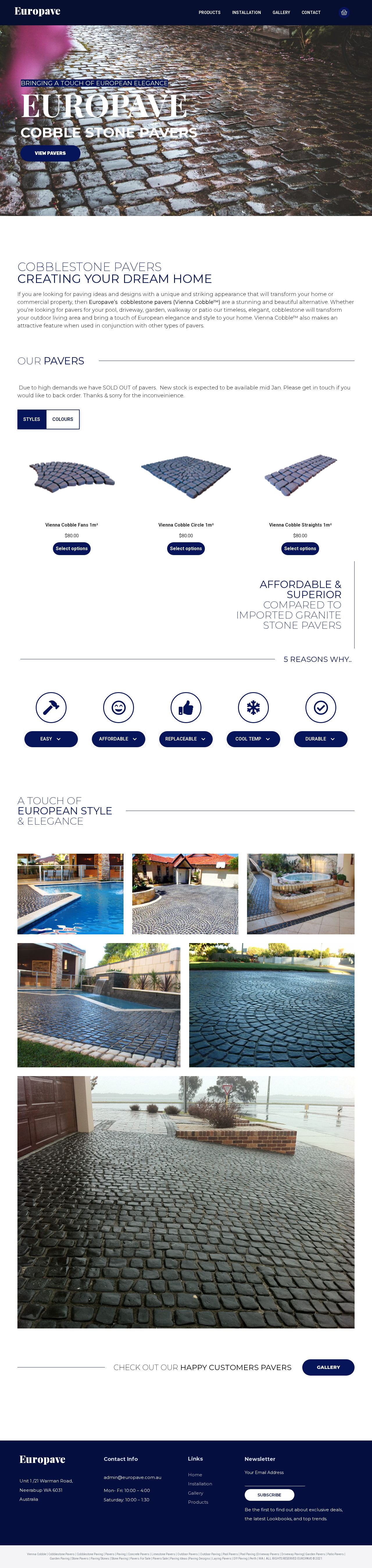 Europave website