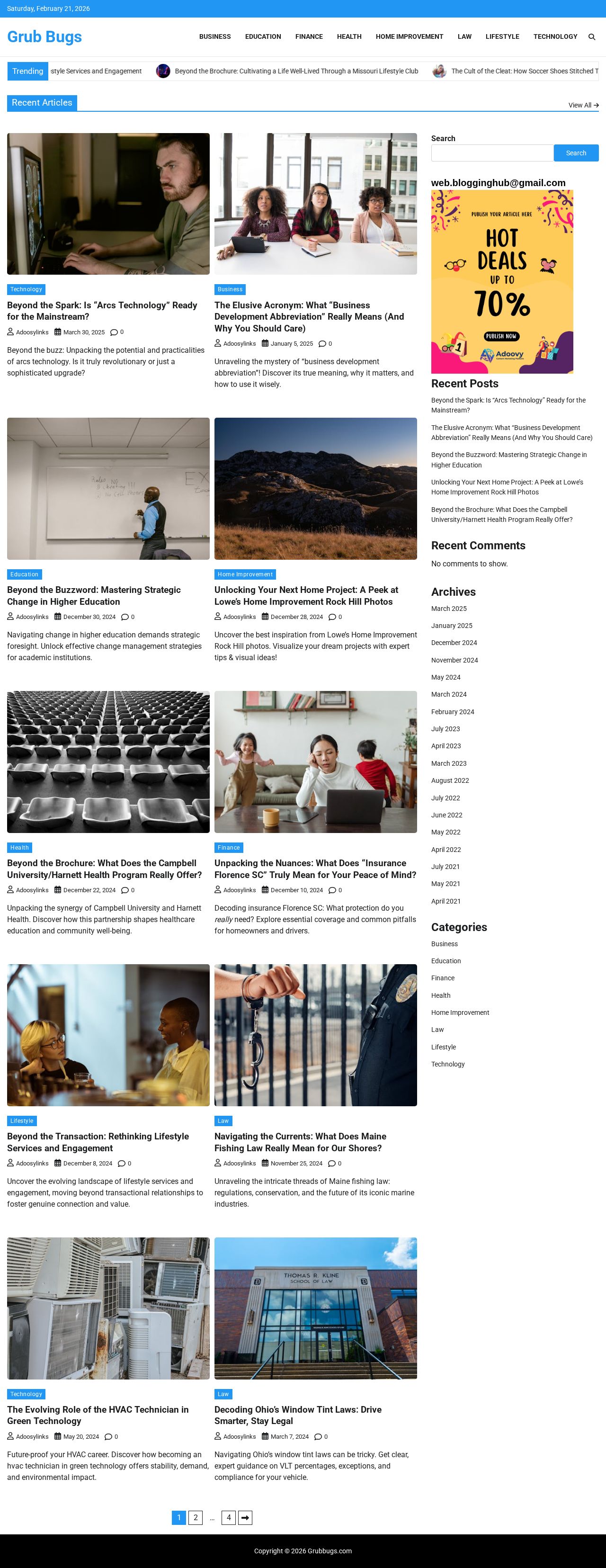 Business Test website