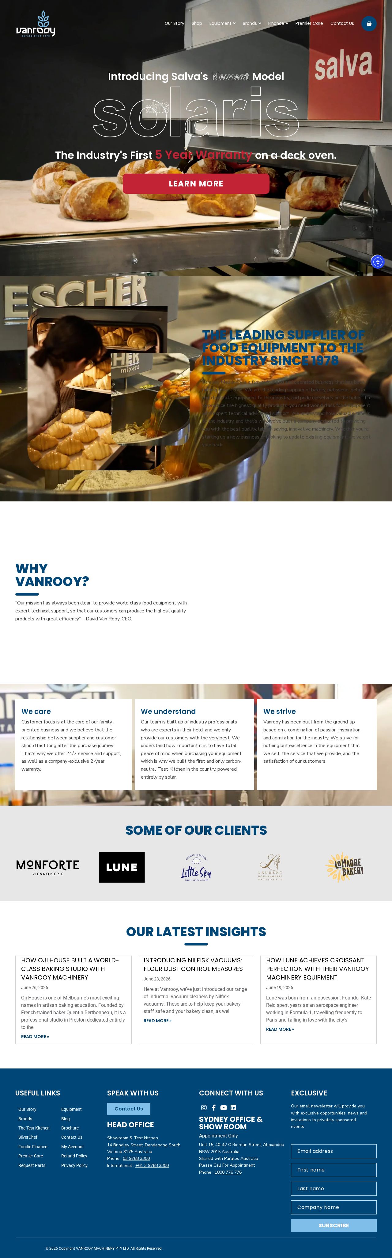Vanrooy website