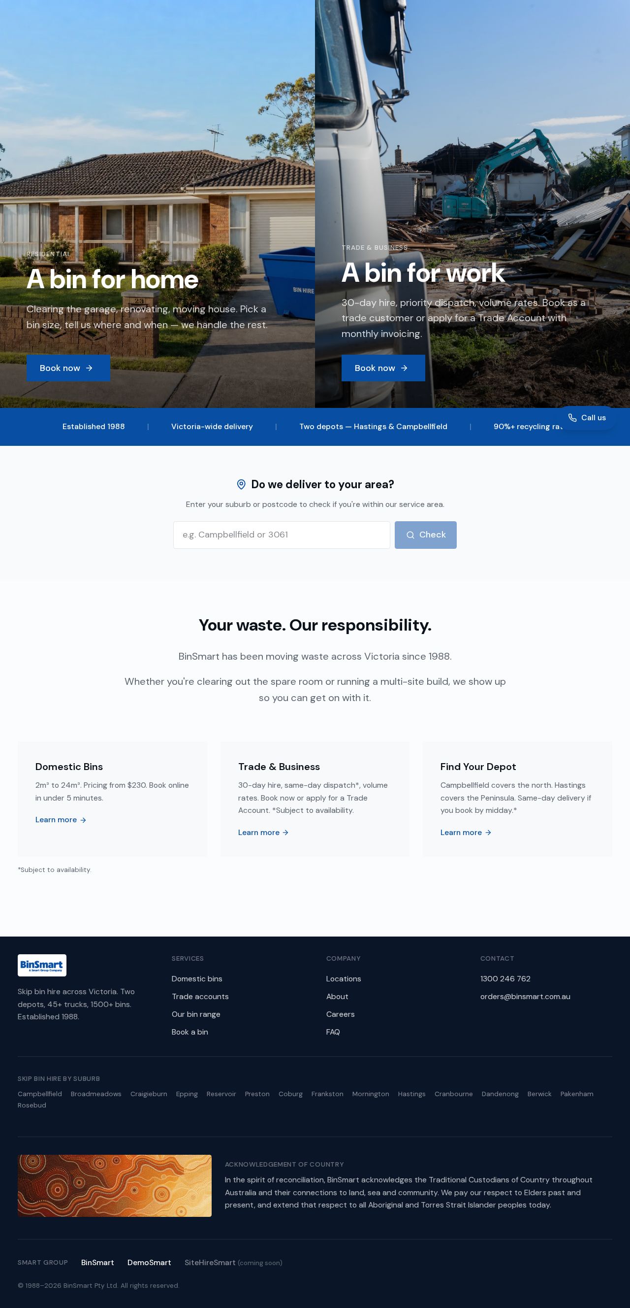 Bin hire Melbourne | Skip bins Melbourne | Skip hire Melbourne website