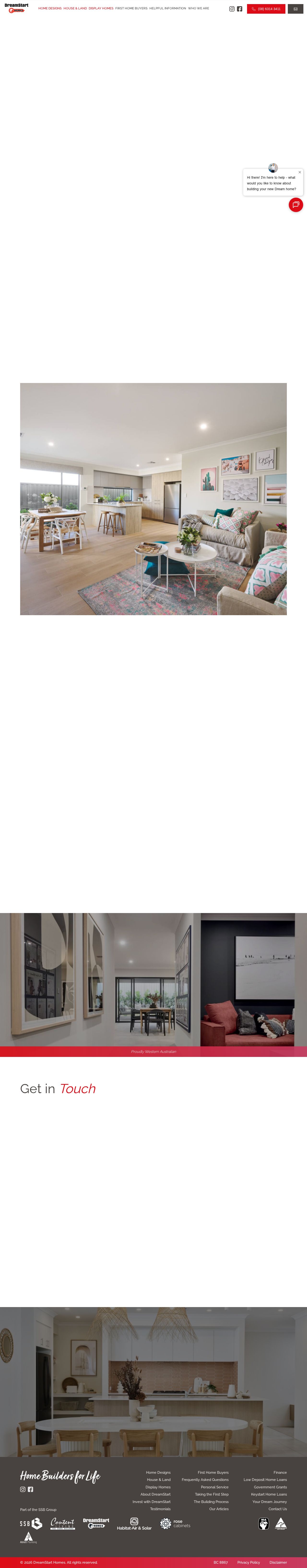 Dreamstart Homes website