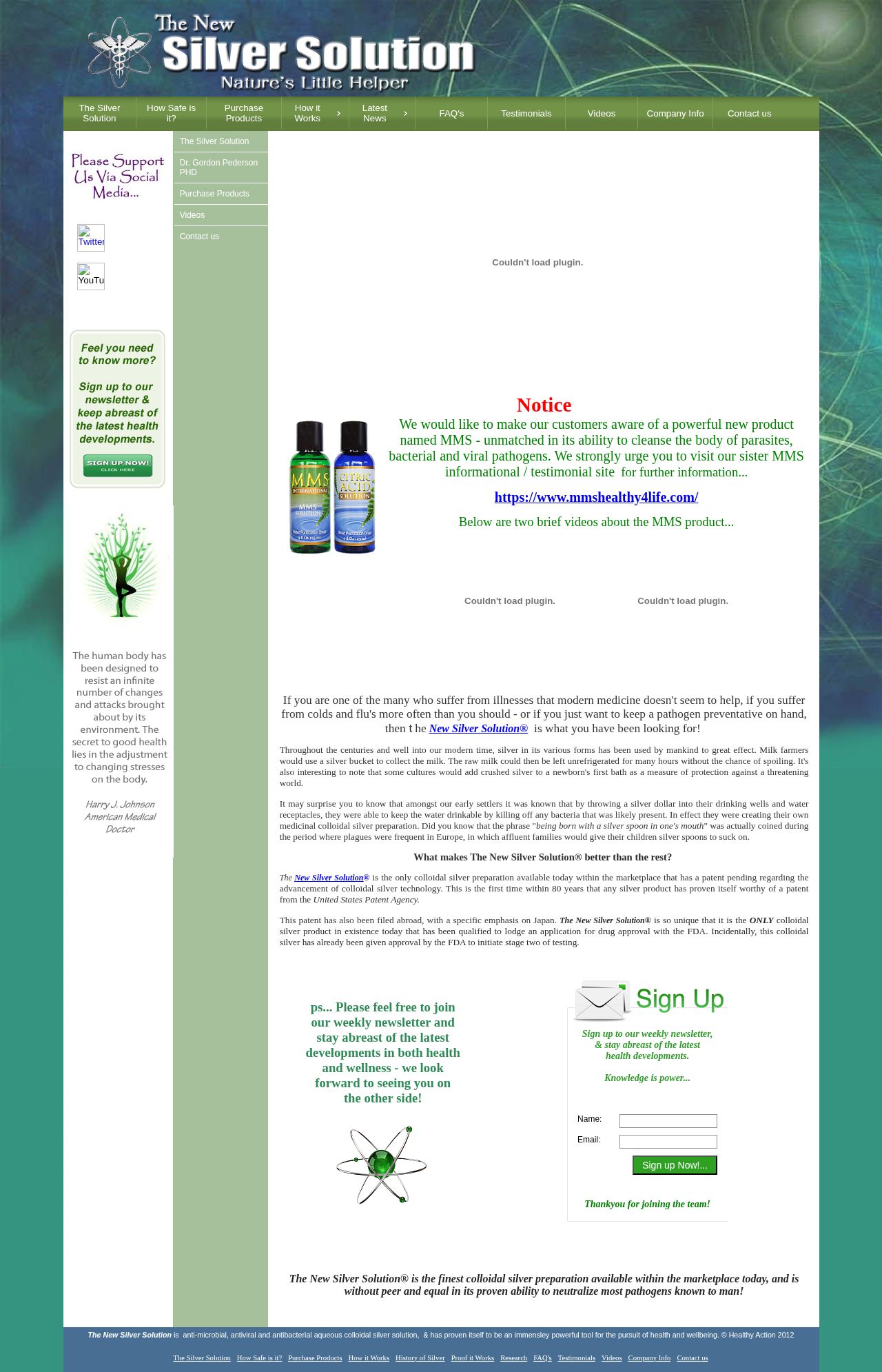 Healthy Action Australia website