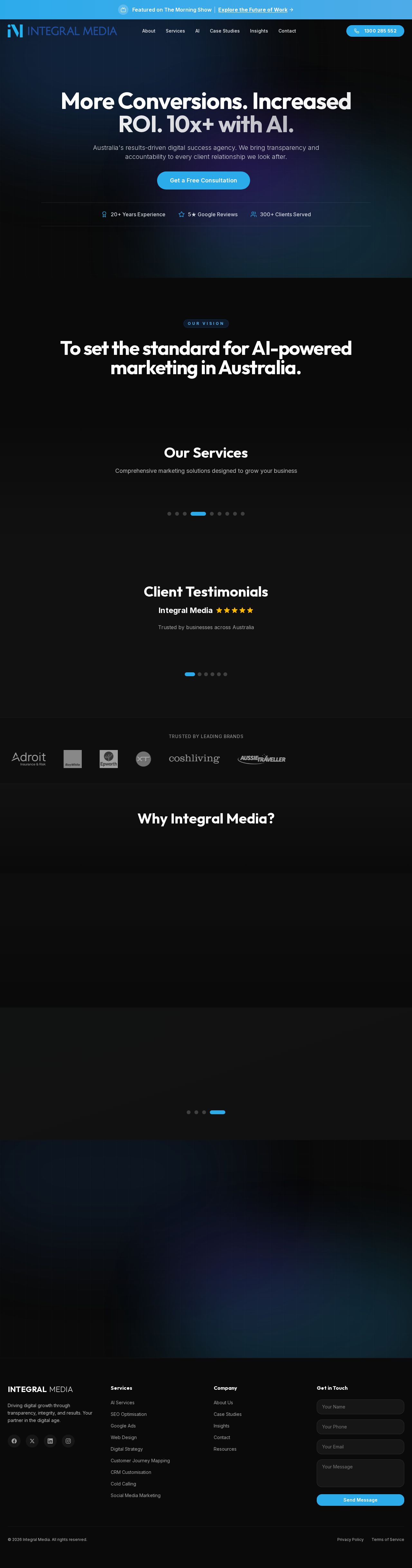 Integral Media website