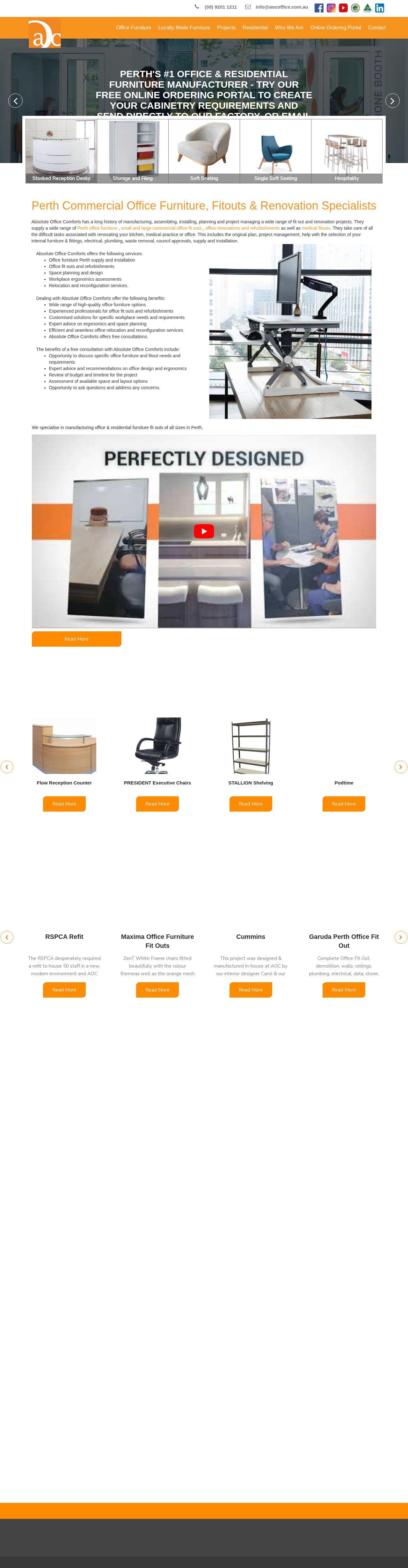 Absolute Office website
