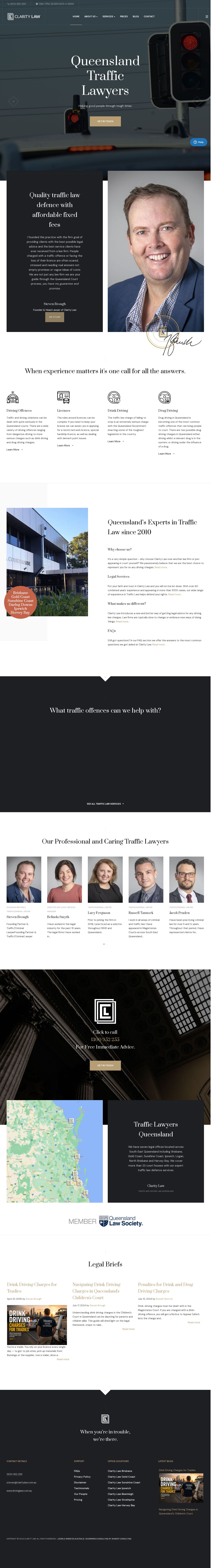 Driving Law Queensland website