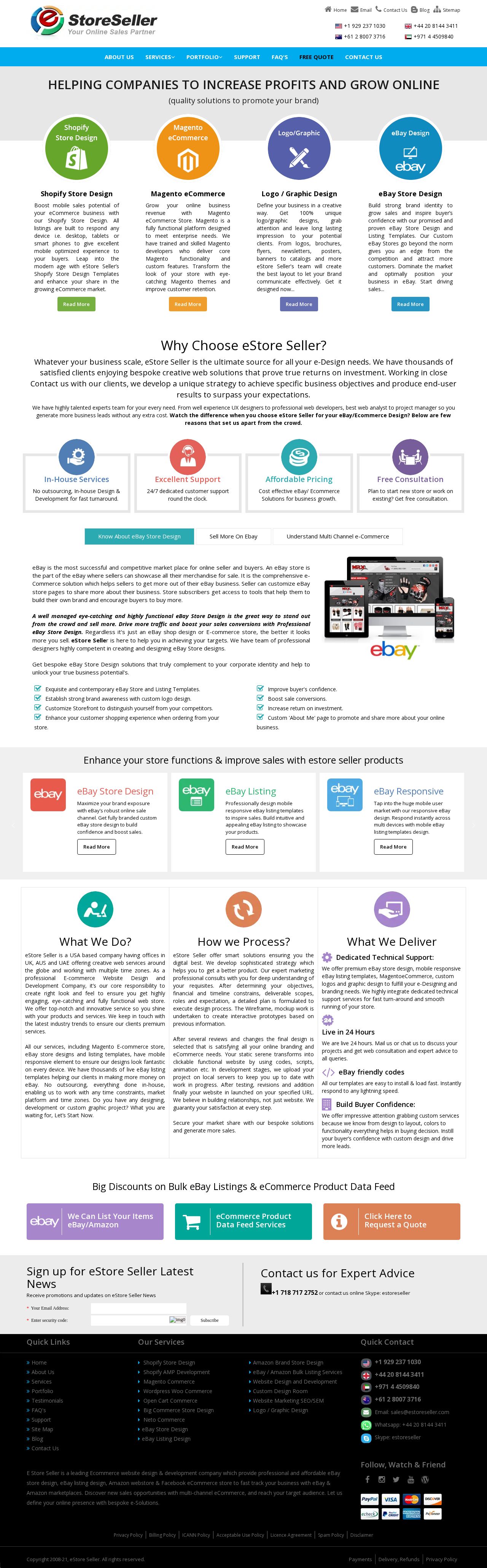 eBay Store Design-eBay Shop-eBay Listing Design-Amazon Webstore-Mangento Store Designers website