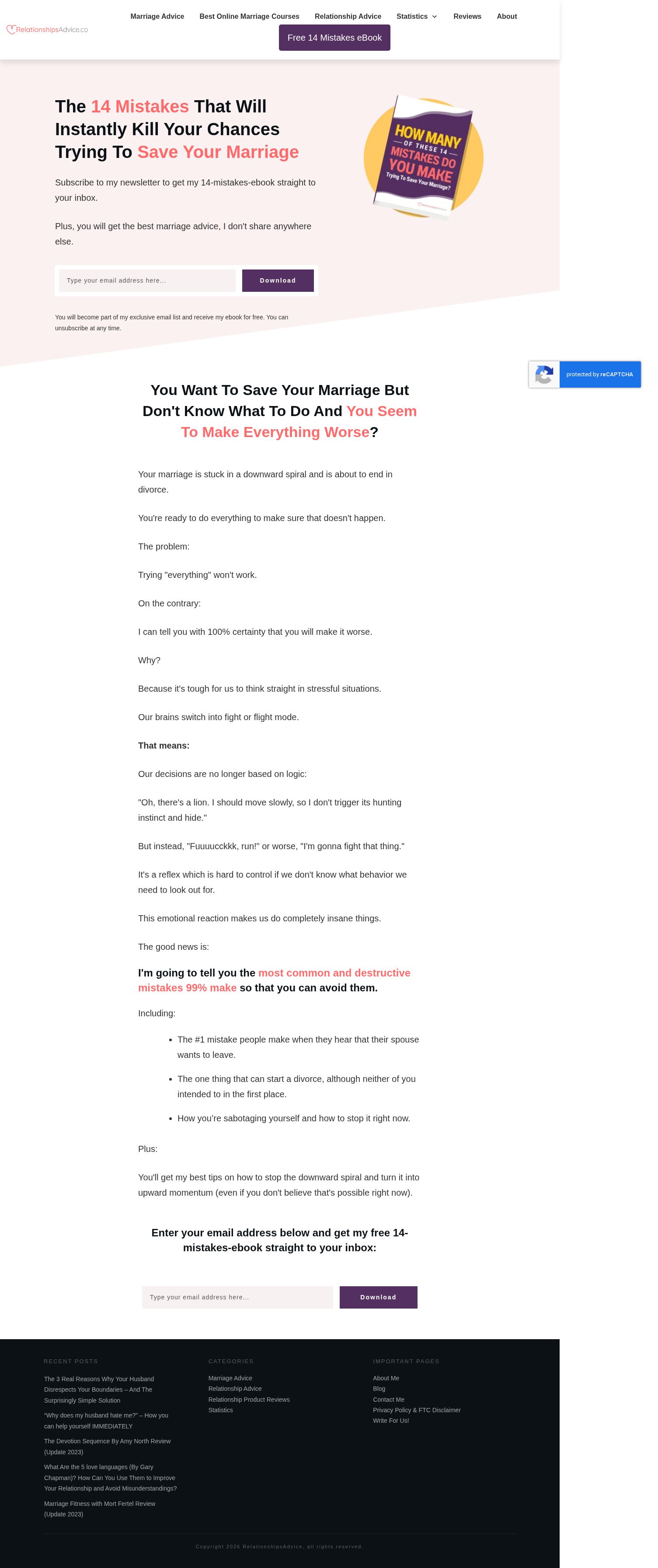 Relationships Advice website