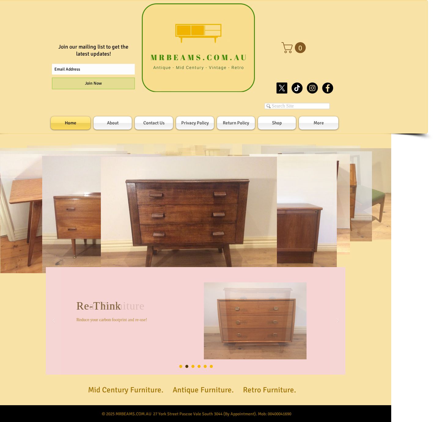 Mr Beams website