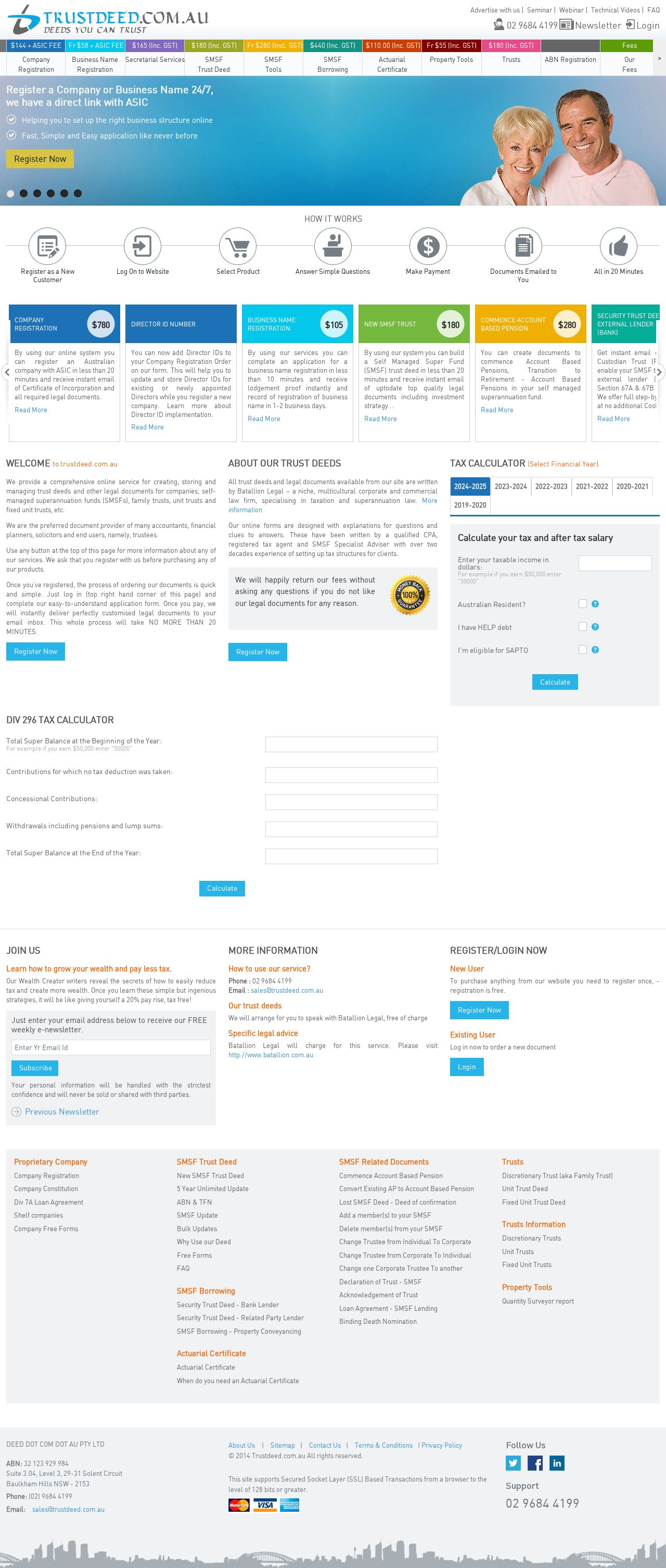 Trustdeed website