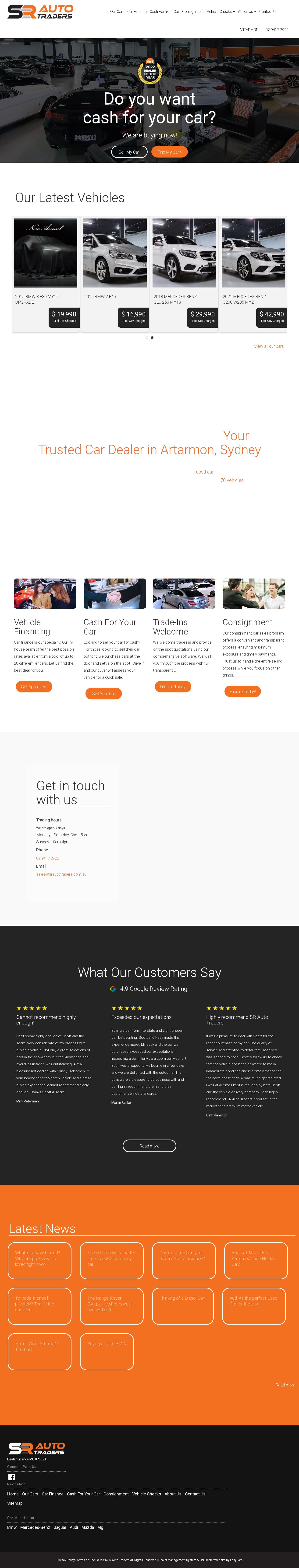 Automotive Warehouse website