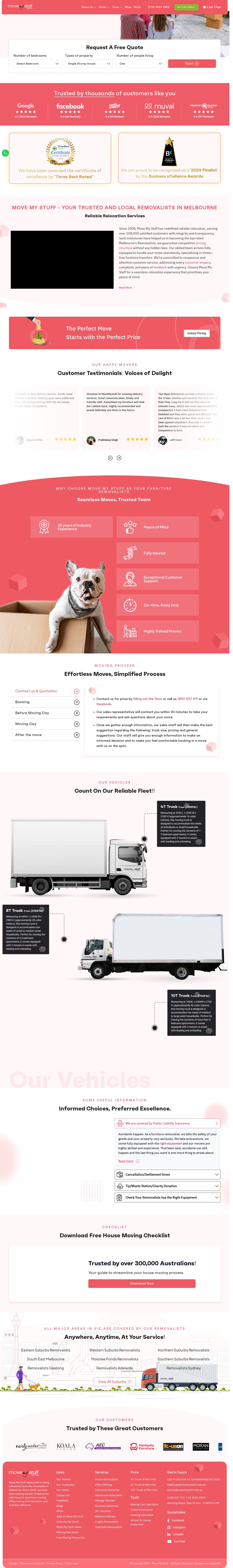 Move My Stuff website
