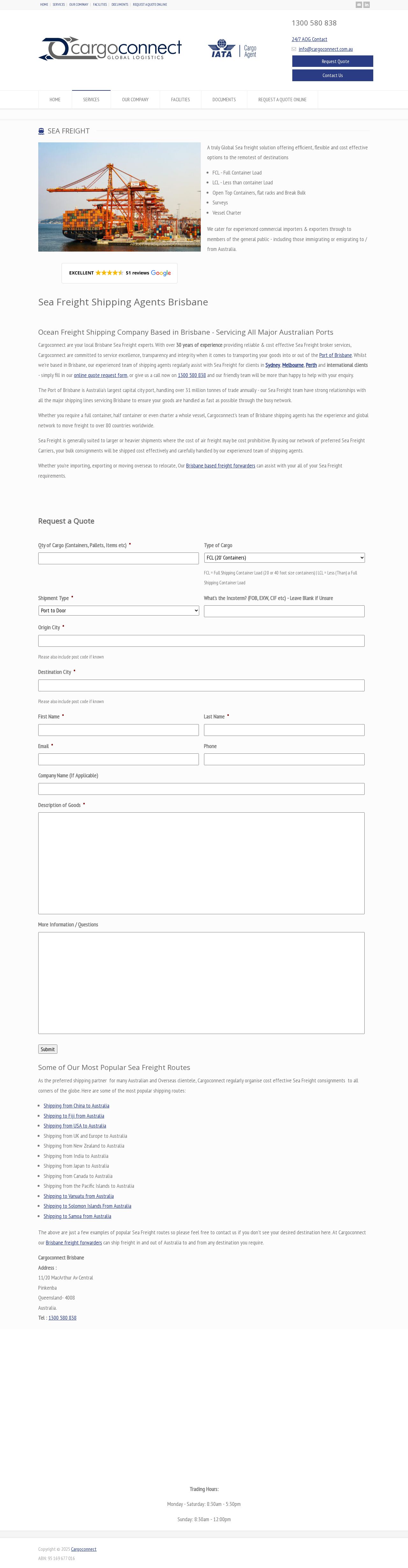 CargoConnect website