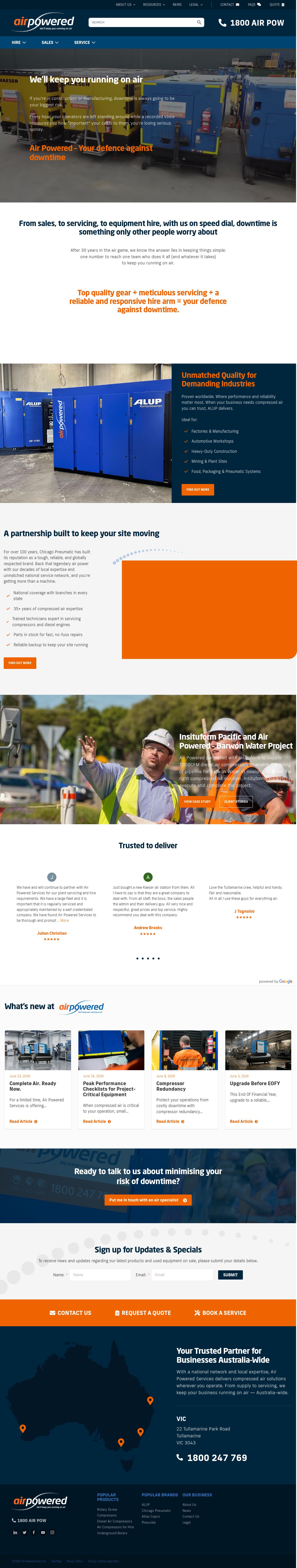 Air Tools For Hire In Melbourne website