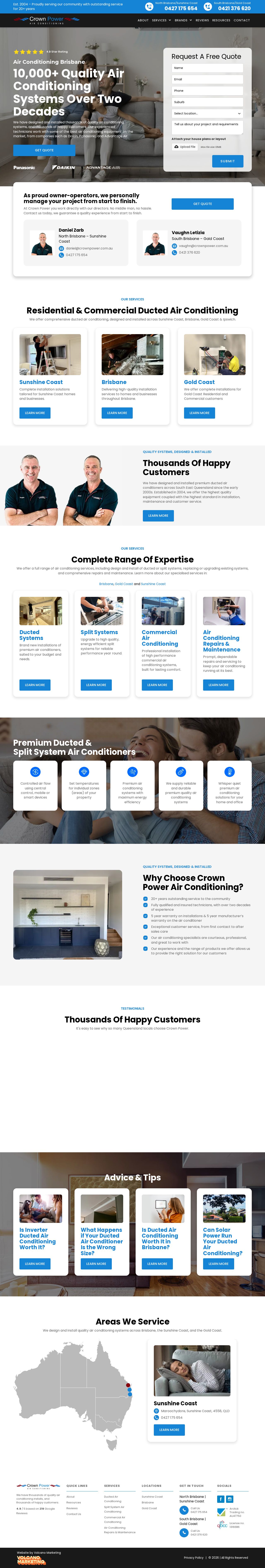 Crown Power website