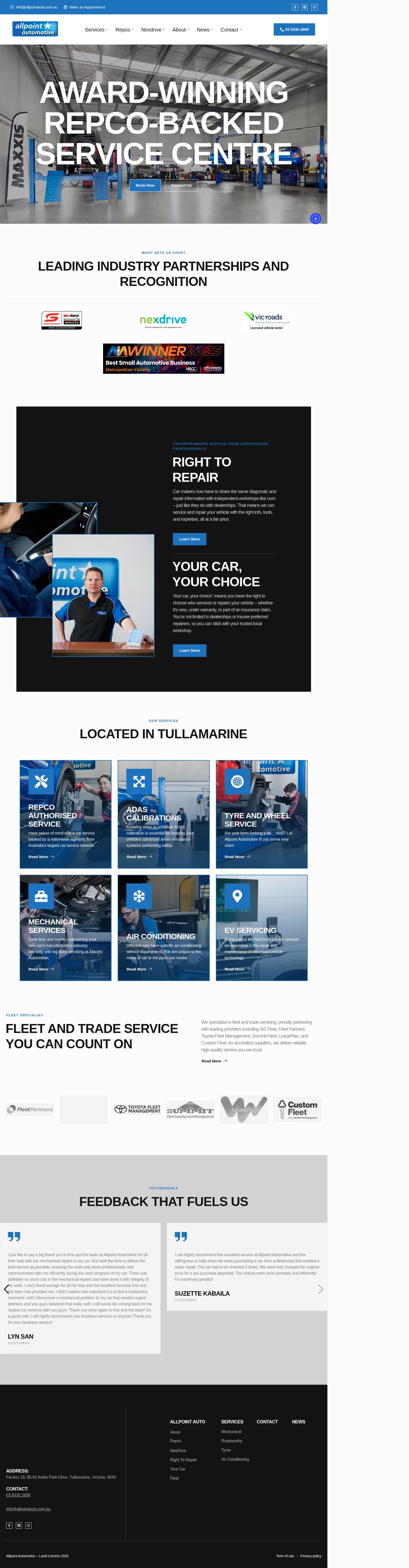 Allpoint Autogas website