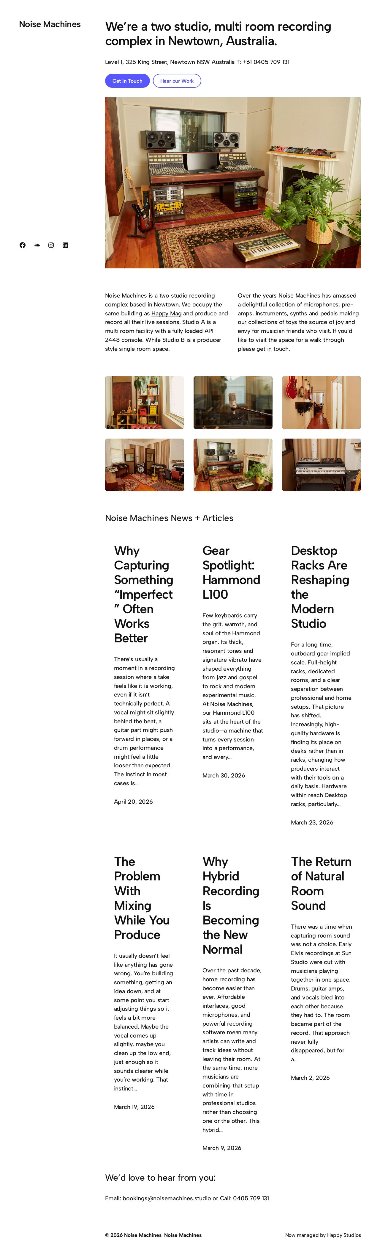 Enmore Audio website